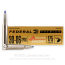 Premium 30-06 Ammo For Sale - 175 Grain Terminal Ascent Ammunition in Stock by Federal - 20 Rounds