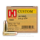 44 Magnum Ammo For Sale - 240 gr JHP XTP Hornady Ammunition In Stock - 20 Rounds