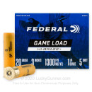 Bulk 20 Gauge Ammo For Sale - 3” 1-1/4oz. #5 Shot Ammunition in Stock by Federal Game Load Hi-Brass - 250 Rounds