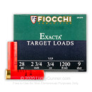 Bulk 28 Ga Fiocchi #9 Target Ammo For Sale - Fiocchi Premium Exacta 28 Ga Shells - 250 Rounds