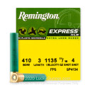Cheap 410 Bore Shotshell - 3" #4 Shot by Remington Express Long Range - 25 Rounds