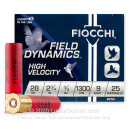Cheap 28 Gauge Ammo For Sale - 2-3/4” 3/4oz. #9 Shot Ammunition in Stock by Fiocchi - 25 Rounds