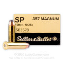 Bulk 357 Mag Ammo For Sale - 158 gr SP Sellier & Bellot  Ammunition In Stock - 1000 Rounds