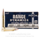 Bulk 223 Rem Ammo For Sale - 55 Grain FMJBT Ammunition in Stock by Fiocchi - 1000 Rounds