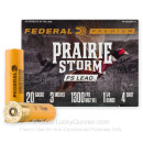 Premium 20 Gauge Ammo For Sale - 3” 1-1/4oz. #4 Shot Ammunition in Stock by Federal Prairie Storm FS Lead - 25 Rounds