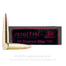 Premium 300 AAC Blackout Ammo For Sale - 220 Grain TMJ Ammunition in Stock by Ammo Inc. stelTH - 20 Rounds
