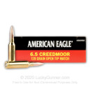 Premium 6.5 Creedmoor Ammo For Sale - 120 Grain OTM Ammunition in Stock by Federal American Eagle - 20 Rounds
