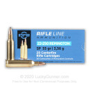Cheap 22-250 Remington Ammo For Sale - 55 gr SP Ammunition In Stock by Prvi Partizan - 20 Rounds