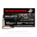 Premium 6.5 Creedmoor Ammo For Sale - 140 Grain Polymer Tip Ammunition in Stock by Winchester Ballistic Silvertip - 20 Rounds