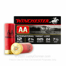 Bulk 12 Gauge Ammo For Sale - 2-3/4” 7/8oz. #7.5 Shot Ammunition in Stock by Winchester AA - 250 Rounds