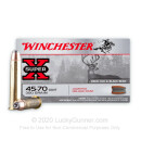 Premium 45-70 Government Ammo For Sale - 300 Grain JHP Ammunition in Stock by Winchester Super-X - 20 Rounds