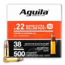 Bulk 22 LR Ammo For Sale - 38 Grain CPHP Ammunition in Stock by Aguila - 2000 Rounds