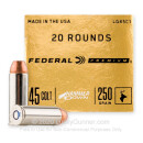 Federal 45 Long Colt Ammo For Sale - 250gr Bonded HP - 20rds