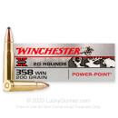 Cheap 358 Win Ammo For Sale - 200 Grain SP Ammunition in Stock by Winchester Super-X - 200 Rounds