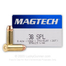 38 Special Ammo For Sale - 130 gr FMJ Magtech Ammunition In Stock