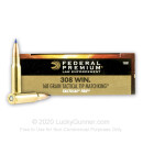 Premium 308 Ammo For Sale - 168 Grain Tactical Tip MatchKing Ammunition in Stock by Federal Tactical TRU - 20 Rounds