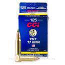 Premium 17 HMR Ammo For Sale - 17 Grain VNT Ammunition in Stock by CCI - 125 Rounds