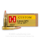 6.8 Special Purpose Cartridge Ammo In Stock  - 120 gr SST- Hornady 6.8 Remington Special Purpose Cartridge - 20 Rounds