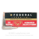 Premium .224 Valkyrie Ammo For Sale - 60 Grain Nosler Ballistic Tip Ammunition in Stock by Federal Premium - 20 Rounds