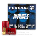 Premium 12 Gauge Ammo For Sale - 1-3/4” 15/16oz. #8 Shot Ammunition in Stock by Federal Shorty Shotshell - 100 Rounds