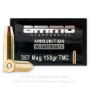 Cheap 357 Mag Ammo For Sale - 158 Grain TMJ Ammunition in Stock by Ammo Inc. - 50 Rounds