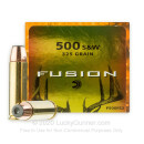 Premium 500 S&W Magnum Hunting Ammo  - 325 gr Federal Fusion Ammo - 20 Rounds