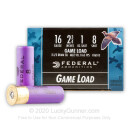 Cheap 16 Ga Federal Ammo For Sale - 2-3/4" #8 Federal Game Shok 16 Ga Shells - 25 Rounds