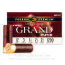 Premium 12 Gauge Ammo For Sale - 2-3/4” 1-1/8oz. #7.5 Shot Ammunition in Stock by Federal Gold Medal Grand Paper - 25 Rounds