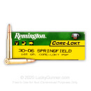 Bulk 30-06 Ammo For Sale - 165 gr PSP - Remington Core-Lokt Ammo Online - 200 Rounds