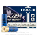 Cheap 16 Gauge Ammo For Sale - 2-3/4” 1-1/8oz. #7.5 Shot Ammunition in Stock by Fiocchi - 25 Rounds