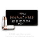 357 Sig LE Ammo In Stock - 125 gr HP - Speer Gold Dot Ammunition For Sale Online