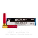 Cheap 410 Bore Ammo For Sale - 2-1/2" 1/4 oz. HP Rifled Slug Ammunition in Stock by Federal Power Shok - 250 Rounds
