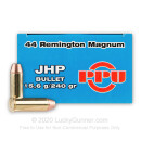 44 Magnum Ammo For Sale - 240 Grain JHP Prvi Partizan Ammunition In Stock