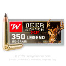 Bulk 350 Legend Ammo For Sale - 150 Grain XP Ammunition in Stock by Winchester Deer Season XP - 200 Rounds
