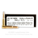 30-30 Ammo For Sale - 150 gr SP - Sellier & Bellot Ammo Online