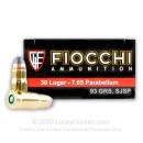 Cheap .30 Luger  - 93 gr SJSP - Fiocchi - 50 Rounds