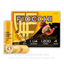 Cheap 20 ga 3" Golden Pheasant Fiocchi Shells For Sale - 3" Nickel Plated Lead #4 Loads by Fiocchi - 25 Rounds