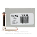 Premium 357 Mag Ammo For Sale - 158 Grain JHP Ammunition in Stock by Underwood - 20 Rounds