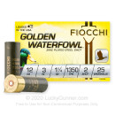 Bulk 12 Gauge Ammo For Sale - 3” 1-1/4oz. #2 Steel Shot Ammunition in Stock by Fiocchi Golden Waterfowl - 250 Rounds
