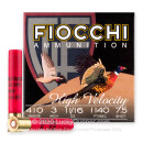 Cheap 410 Bore Ammo For Sale - 3” 11/16oz. #7.5 Shot Ammunition in Stock by Fiocchi - 25 Rounds