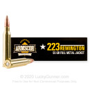 Cheap 223 Rem Ammo For Sale - 55 gr FMJBT Ammunition In Stock by Armscor USA - 20 Rounds
