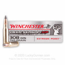 Premium 308 Win Ammo For Sale - 150 grain Polymer Tipped Ammunition in Stock By Winchester Deer Season XP Ammunition - 20 Rounds
