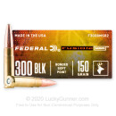 Premium 300 AAC Blackout Ammo For Sale - 150 Grain Bonded SP Ammunition in Stock by Federal Fusion MSR - 20 Rounds