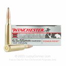 Premium 6.5x55 Ammo For Sale - 140 Grain PP Ammunition in Stock by Winchester Super-X - 20 Rounds