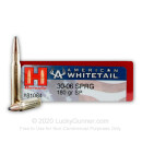 Bulk 30-06 Ammo For Sale - 180 Grain InterLock SP Ammunition in Stock by Hornady American Whitetail - 200 Rounds