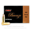38 Special  Ammo For Sale - 132 gr FMJ Ammunition by PMC In Stock - Case