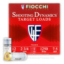 Cheap 12 Gauge Ammo For Sale - 2-3/4” 1oz. #7.5 Shot Ammunition in Stock by Fiocchi - 25 Rounds