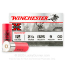 Bulk 12 Gauge Ammo For Sale - 2-3/4" 9 Pellet 00 Buckshot Ammunition in Stock by Winchester Super-X - 250 Rounds