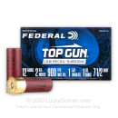 Cheap 12 Gauge Ammo For Sale - 2-3/4” 1-1/8oz. #7.5 Shot Ammunition in Stock by Federal Top Gun Subsonic - 25 Rounds