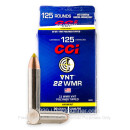 Premium 22 WMR Ammo For Sale - 30 Grain VNT Ammunition in Stock by CCI - 125 Rounds